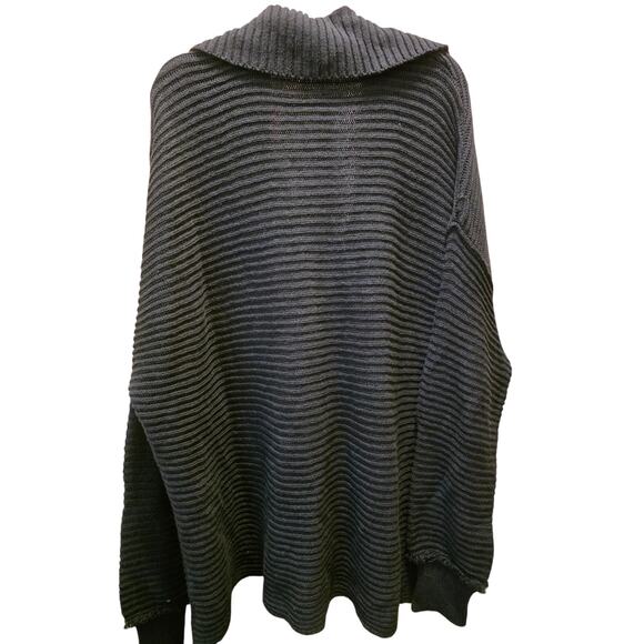 Free People Marlin Deep V Oversized Pullover Sweater Size XL EUC - Picture 3 of 6